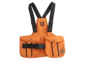 Firedog Dummy vest Trainer L orange with plastic buckle
