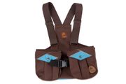 Firedog Dummy vest Trainer for children 140-146 brown/baby blue