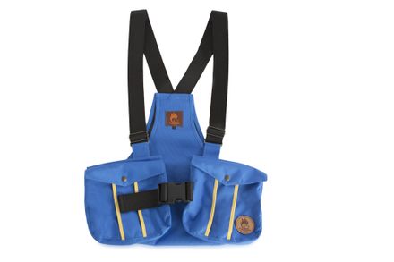 Firedog Dummy vest Trainer S blue with plastic buckle