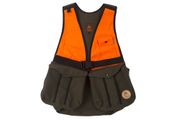 Firedog Hunting vest M canvas khaki/orange