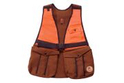 Firedog Hunting vest S canvas brown/orange