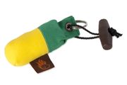 Firedog Keychain minidummy green/yellow