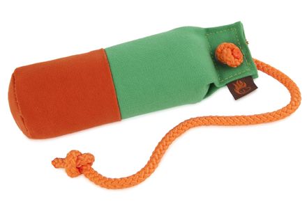 Firedog Long-throw dummy marking 250 g light green/orange