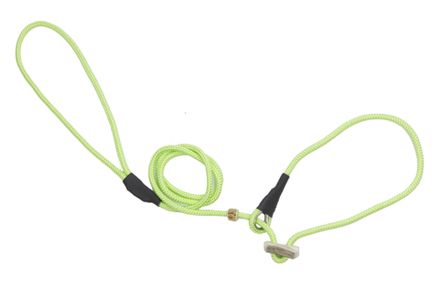 Firedog Moxon leash Classic 6 mm 130 cm lime green with double hornstop