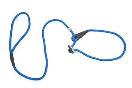 Firedog Moxon leash Classic 8 mm 130 cm cobalt blue with double hornstop