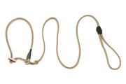 Firedog Moxon leash Profi 6 mm 130 cm beige/navy blue with double hornstop