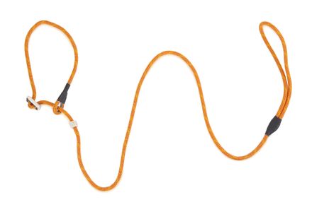 Firedog Moxon leash Profi 6 mm 130 cm orange/red with double hornstop