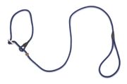 Firedog Moxon leash Profi 6 mm 150 cm navy blue with double hornstop
