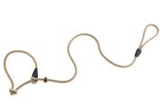 Firedog Moxon leash Profi 8 mm 130 cm beige with double hornstop
