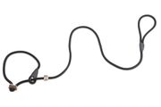 Firedog Moxon leash Profi 8 mm 150 cm black with double hornstop