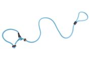 Firedog Moxon leash Profi 8 mm 150 cm aqua blue with double hornstop