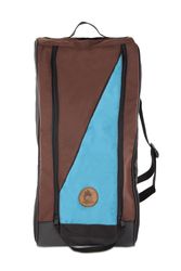 Firedog Boot bag brown/baby blue