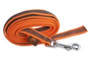 Firedog Grip dog leash 20 mm 1 m without handle orange