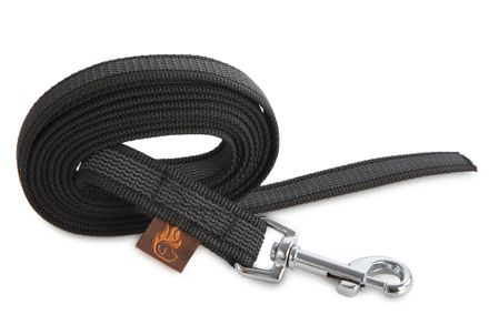 Firedog Grip dog leash 20 mm 1,2 m without handle black