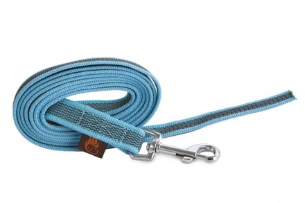 Firedog Grip dog leash 20 mm 1,2 m without handle aqua blue