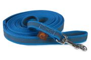 Firedog Grip dog leash 20 mm 1,2 m with handle blue