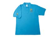 Firedog Polo Shirt Unisex atoll blue L