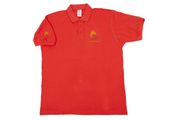 Firedog Polo Shirt Unisex sunset orange XL