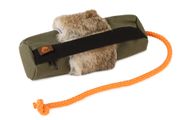 Firedog Snack dummy small khaki with fur ring