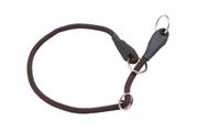 Firedog Slip collar 8 mm 40 cm brown