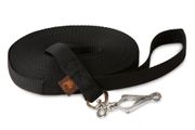 Firedog Tracking leash 20 mm scissor snap hook 10 m black