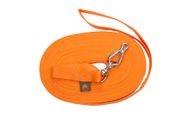 Firedog Tracking leash 20 mm scissor snap hook 10 m orange