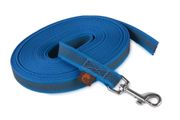 Firedog Tracking Grip leash 20 mm classic snap hook 10 m blue