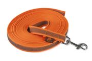Firedog Tracking Grip leash 20 mm classic snap hook 10 m orange