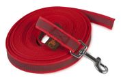 Firedog Tracking Grip leash 20 mm classic snap hook 15 m red