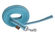 Firedog Tracking Grip leash 20 mm classic snap hook 5 m aqua blue