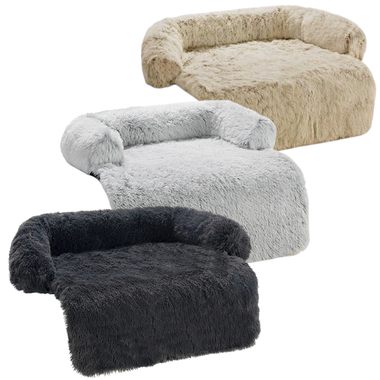 Dog Mat Comfy - Fluffy Plush Dog Bed  L - 115 x 95 cm anthracite