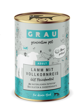 Grau Lamb with whole grain rice 400 g