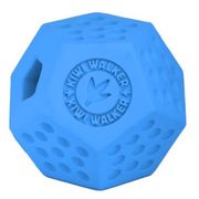 KIWI WALKER® Rubber Toy DODECABALL MAXI blue 8 cm