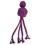 KONG® Wubba Weaves with rope S blue with pink and violet