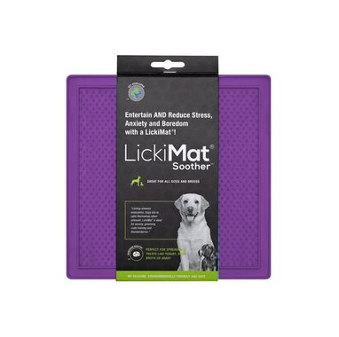 LickiMat® Classic Soother™ 20 x 20 cm purple