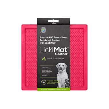 LickiMat® Classic Soother™ 20 x 20 cm pink