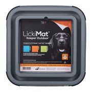 LickiMat® Outdoor Keeper™ 20 x 20 cm grey
