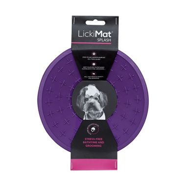 LickiMat® Splash™ 5 x 19 cm purple