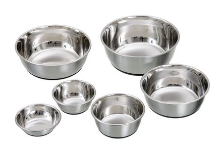 Non-slip Steinless steel bowl SELECTA 3,65 l/25 cm