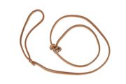 Moxon leather leash with leatherstop 6 mm ca. 120 cm nature