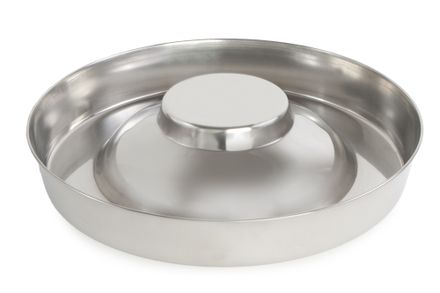 Stainless steel bowl for puppies 38 cm