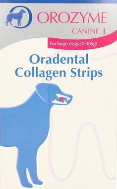 Orozyme Oradental Colagen Strips L - for large dogs (over 30 kgs), 141g