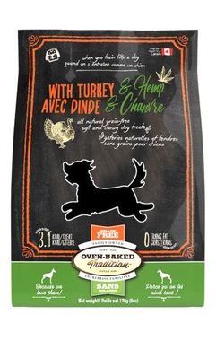 Oven-Baked Tradition All Natural Grain Free soft & chewy TURKEY & HEMP 170 g