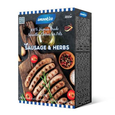 Smookies Sausage & Herbs 200 g snacks for dogs