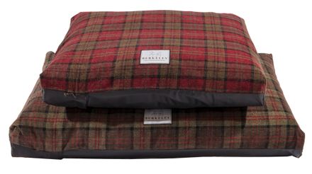 Luxury Fabric Mattress Cover XL tartan heather