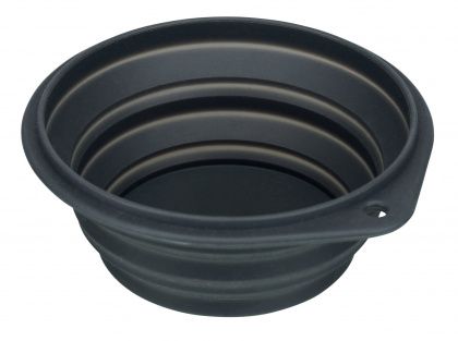 Trixie Travel Bowl, Silicone 0,5 l/14 cm grey