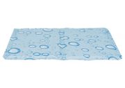 Trixie Cooling Mat light blue bubbles/drops 40 x 30 cm