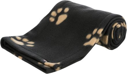 Trixie Fleece Blanket BEANY 100 x 70 cm black/beige