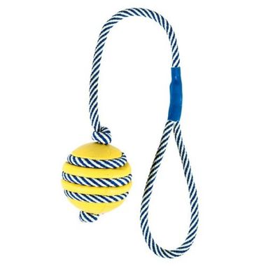 Trixie Ball with Phosphorescent Rope, Natural Rubber 5cm / 40cm