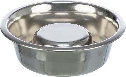 Trixie Slow Feeding Stainless Steel Bowl 0,6 l / 17 cm